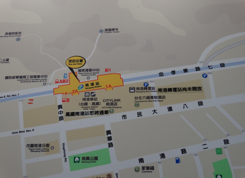 南港高鐵出口 南港高鐵出口圖 地圖 臺灣出行資訊網