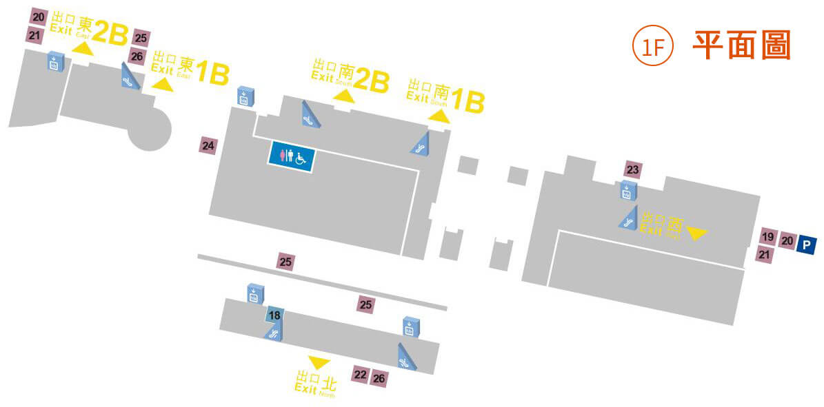 2021最新南港高鐵站平面圖 南港高鐵站停車場